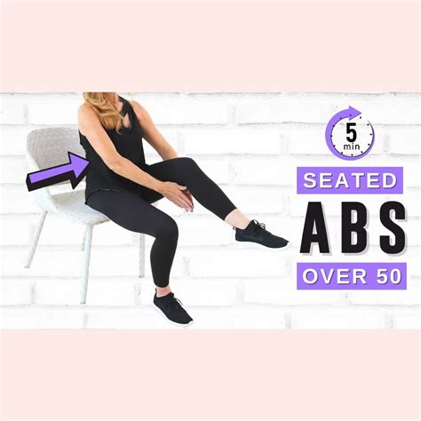 lose belly fat sitting down 5 minute ab workout for women over 50