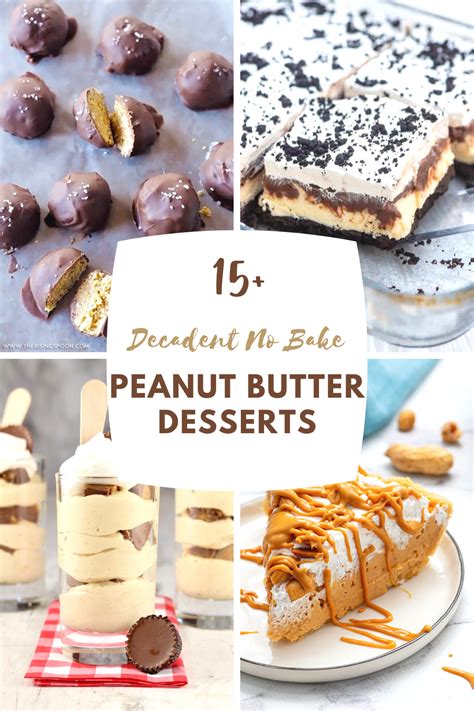 Decadent No Bake Peanut Butter Desserts Quick And Easy Recipes