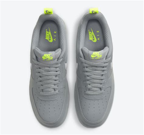Nike Air Force 1 Low Grey Volt Dc1429 001 Release Date Sbd