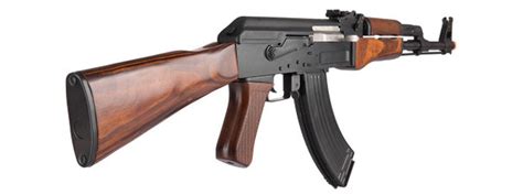 Lck47 Full Metal Ak47 Airsoft Rifle W Real Wood Stock And Grips