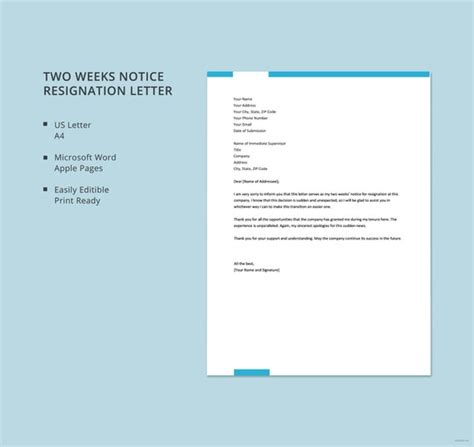 rude resignation letter template   word  format