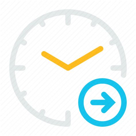 Alarm Arrow Clock Right Time Watch Icon Download On Iconfinder