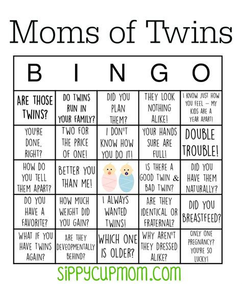 Mom Of Twins Bingo Sippy Cup Mom