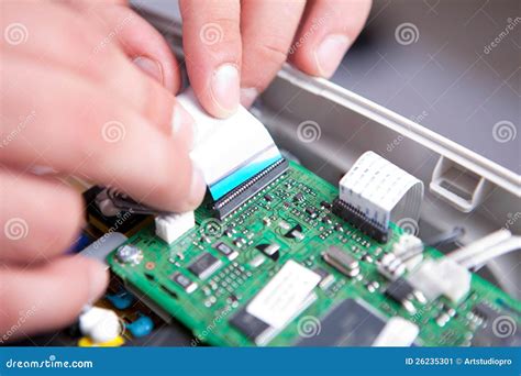 Assembly Circuit Board Stock Image Image Of Tack Maintenance 26235301