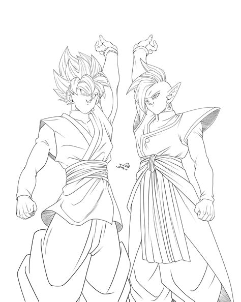 Detalle 43 Imagen Dibujos Para Colorear De Goku Black Vn