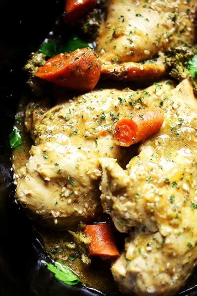 Crock Pot Garlic Lime Chicken Easy Slow Cooker Recipe With Chicken