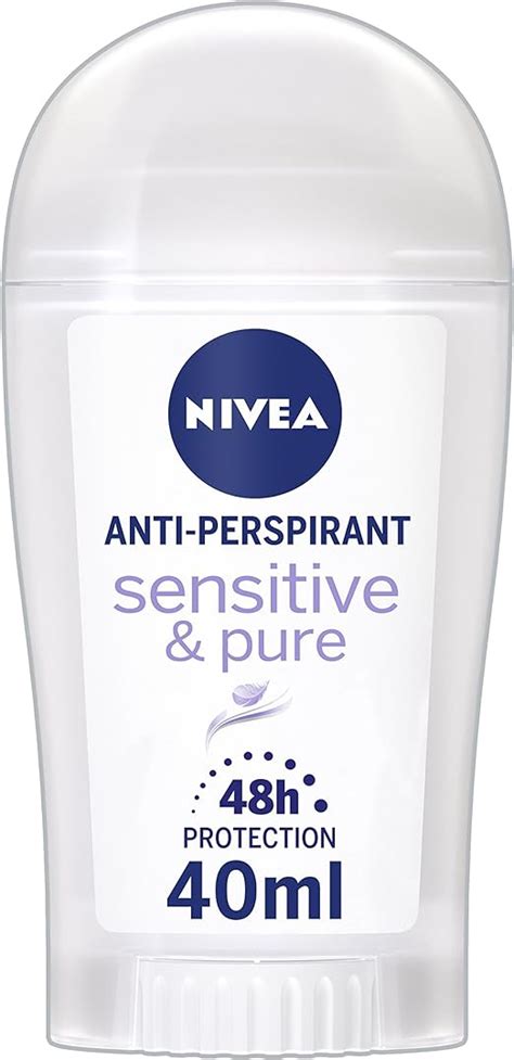 Nivea Anti Perspirant Deodorant Stick Sensitive And Pure 40 Ml 48 Hour