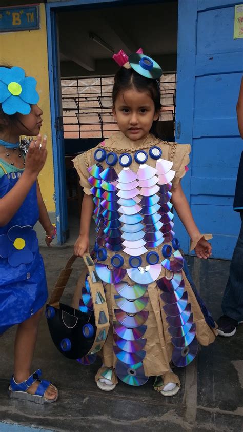 Vestido De Reciclaje De Niños Trajes De Reciclaje Para Niños