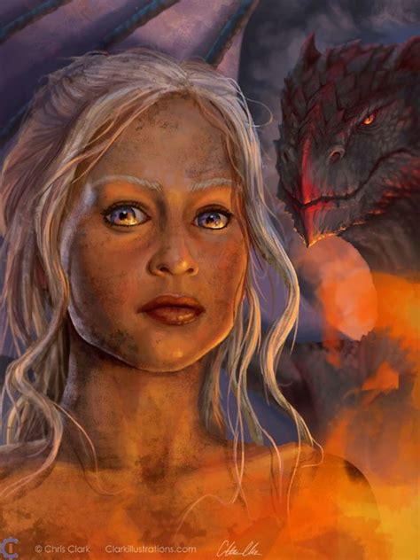 Mother Of Dragons Game Of Thrones Fanart Chris Clark Mother Of