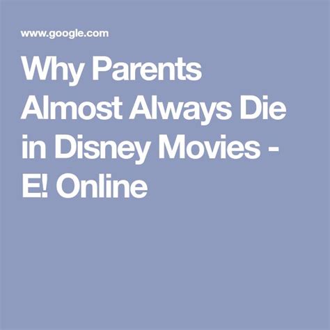 The Tragic Reason Why Disney Movies Rarely Have Mother Characters E Online Disney Movies