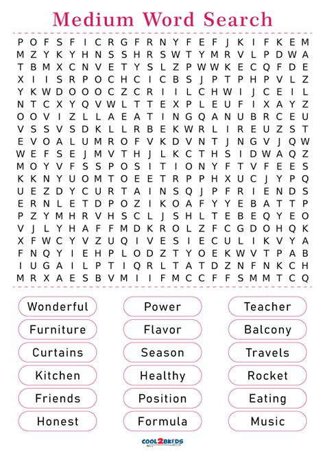 Easy Word Search Printable Pdf Word Search Printable The Best Porn