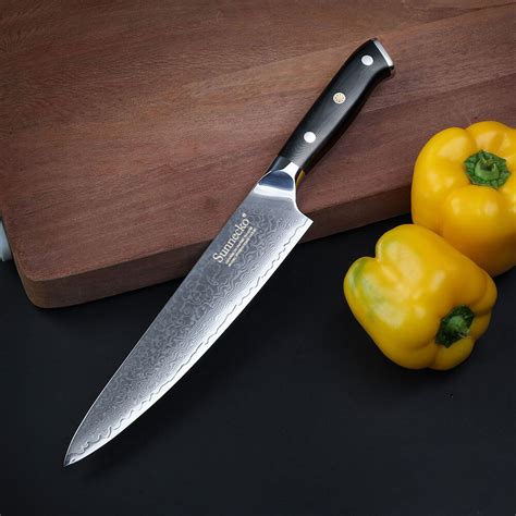 Sunnecko 8 Inch Chefs Knife Kitchen Knives Japanese Damascus Vg10