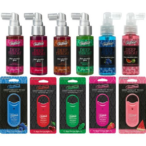 Buy Goodhead Deep Throat Oral Sex Numbing Desensitizing Spray Choose Flavor And Size Online At