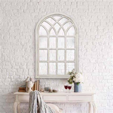 We did not find results for: Giacinto Cathedral Windowpane Accent Mirror | Mirror wall, Rustic wall mirrors, White wall mirrors