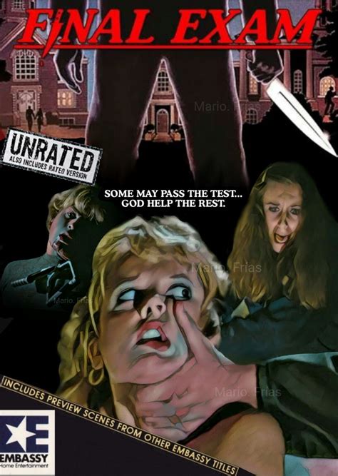 Final Exam 1981 Horror Movie Slasher Fan Made Edit By Mario Frías