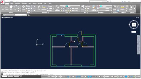 Autocad Complete Floor Plan Part 3 Adding Doors