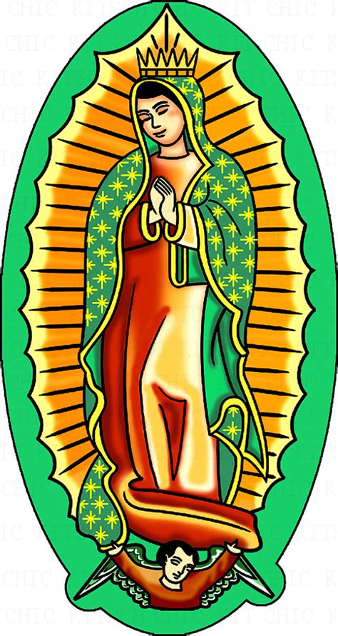 Twelve days of la virgen de guadalupe at el oratorio de juan diego y la sagrada familia roadside shrine in antonito, colorado day 1: Guadalupe clipart - Clipground
