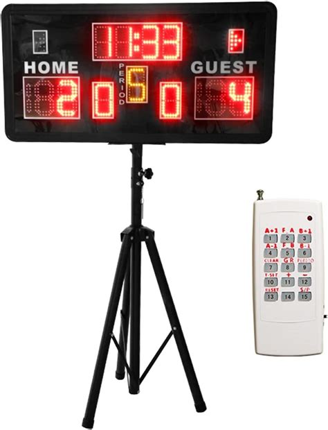 Indoor Score Keeper Led Tabletop Scoreboard Professional For Big
