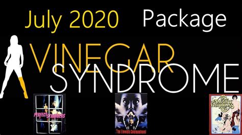 vinegar syndrome july 2020 unboxing youtube