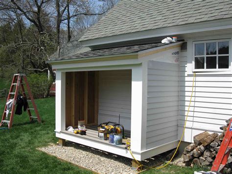 Attached sheds are, obviously, attached to a wall of the house. Building a Firewood Shed - Concord Carpenter