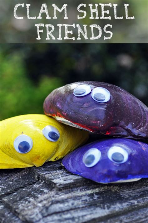 Sep 21, 2012 · i usually drill, prime and paint many at a time so i have them ready when i need them. Clam Shell Friends: Shell Crafts For Kids - we know stuff