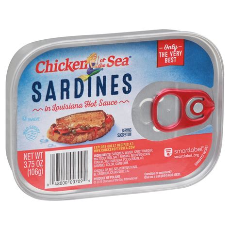 Chicken Of The Sea Sardines In Louisiana Hot Sauce Shop Seafood At H E B