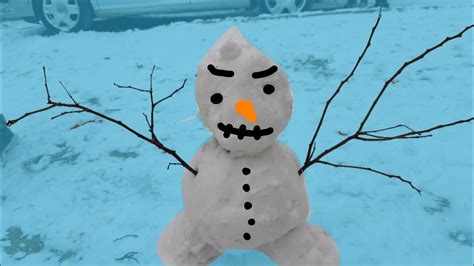 We Made A Ugly Snowman Çirkin Kardan Adam Yaptık Youtube