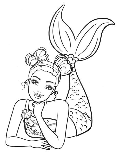 40 Free Barbie Princess Coloring Pages Evelynin Geneva