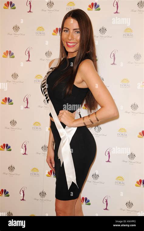 Miami Fl January Miss Portugal Patricia Da Silva Attends A Miss