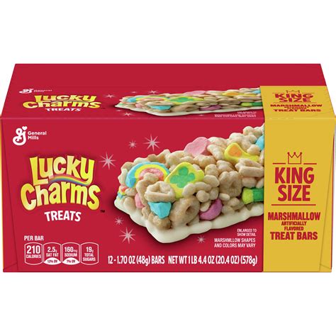 Lucky Charms™ Treats Bars King Size 12 Ct 1 7 Oz General Mills Foodservice