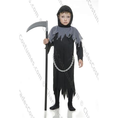 Boys Grim Reaper Costume Scary Halloween Costumes