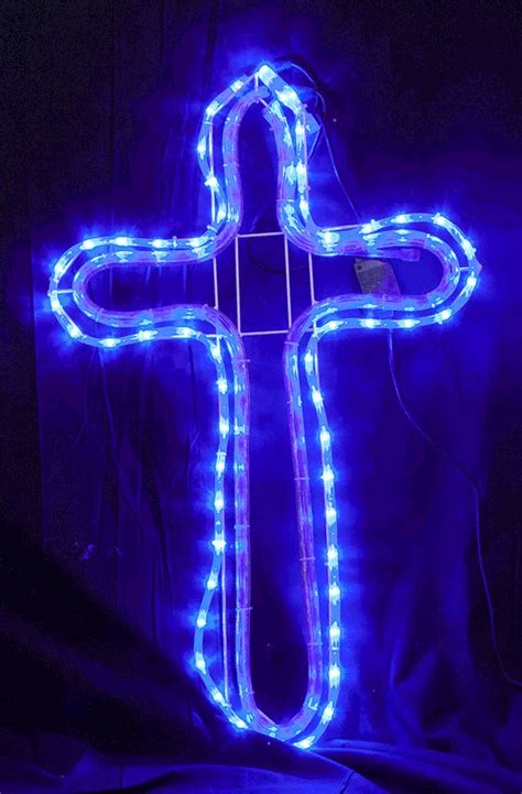 Maybe you would like to learn more about one of these? Flashing Cross Motif Rope Light for Christmas Decoration ...