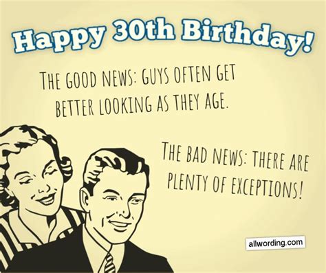 30 Ways To Wish Someone A Happy 30th Birthday Happy Birthday 30 Funny