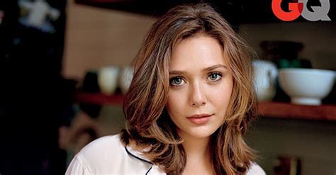 Elizabeth Olsen In Bra For October Gq Pictures Popsugar Celebrity
