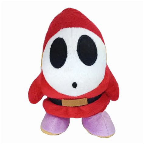 Shy Guy Super Mario Bros Plush Toy Stuffed Animal Soft Character Figure