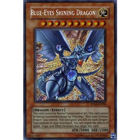 Blue Eyes Shining Dragon Rp02 En096 Unlimited Edition Yu Gi Oh Card