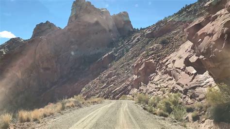 Time Lapse Of Driving The Burr Trail In Utah Youtube