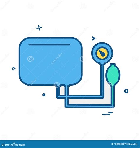 Blood Pressure Icon Design Vector Stock Vector Illustration Of Blood