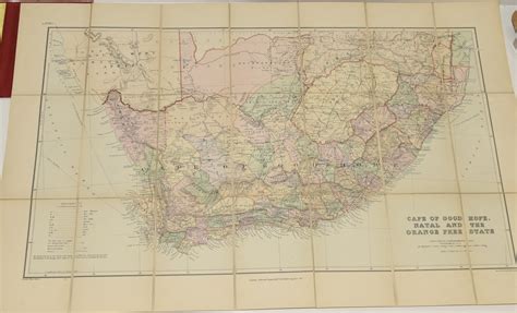 London Atlas Map Of Cape Of Good Hope And The Orange Free State