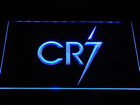 Letters cr7 or c r 7 logo vector. Real Madrid CF Cristiano Ronaldo CR7 Logo LED Neon Sign ...