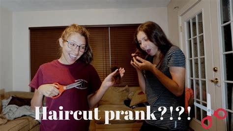 Haircut Prank On My Sister She Flipped Youtube