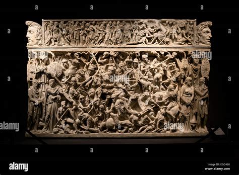 rome italy portonaccio sarcophagus 190 200 ad palazzo massimo alle terme museo nazionale