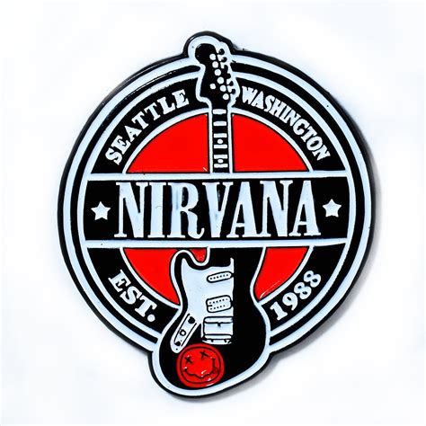 Cool Pins Nirvana Est 1988 90s Grunge Logo Collectible Pendant Lapel