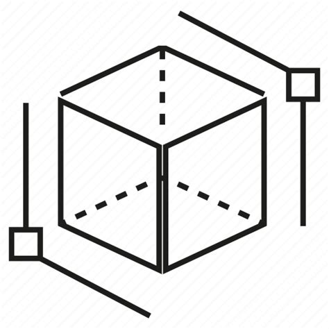 Cube Cubic Design Dimension Magnitude Icon