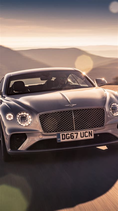 Download Wallpaper 720x1280 Bentley Continental Gt Luxury Car On Road
