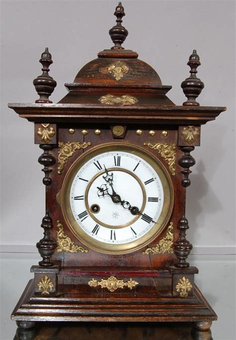 6 Junghans German Mantel Clock
