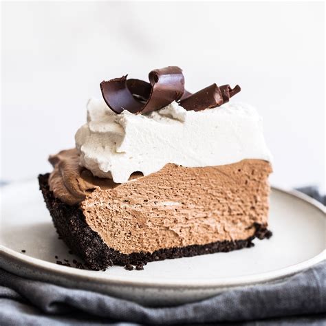Chocolate Mousse Pie With Cookie Crust Recipe The Feedfeed