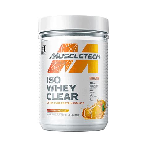Muscletech Iso Whey Clear Bodytech Supplements