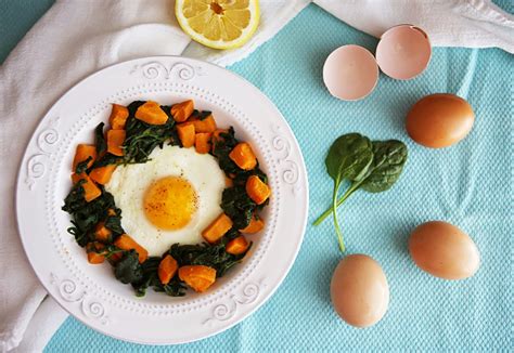 Sealed With A Whisk Sweet Potato Spinach Hash Breakfast For Dinner