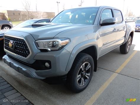 2018 Cement Toyota Tacoma Trd Sport Double Cab 4x4 126702971